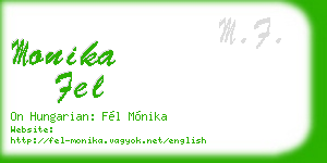 monika fel business card