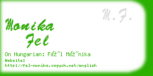 monika fel business card